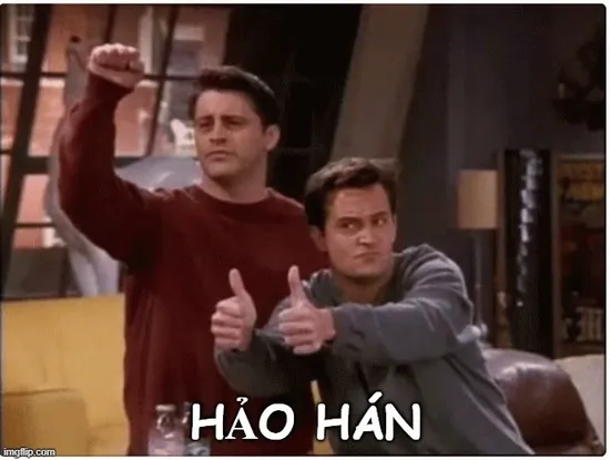 Meme hảo hán nhìn ngầu mà buồn cười