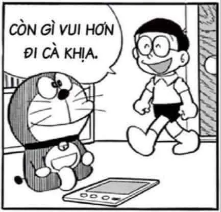 Ảnh meme vui Doraemon hóa “chuyên gia tình cảm”