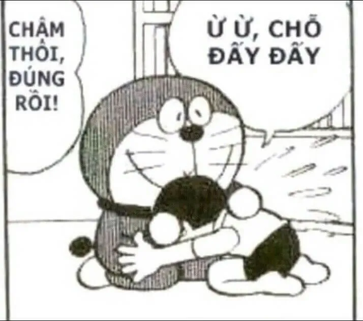 Ảnh vui Doremon và Nobita cãi nhau về đồ chơi