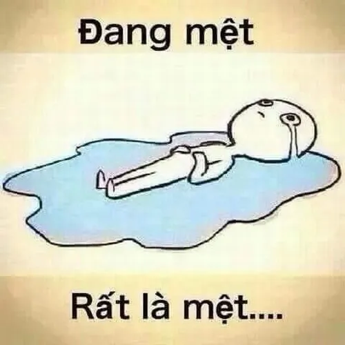 Ảnh hài mệt mỏi sáng sớm nhìn là hiểu ngay luôn