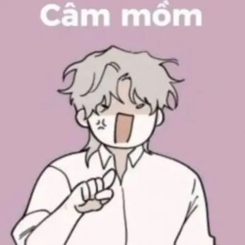 Ảnh troll gương mặt cậu bé nín bá đạo