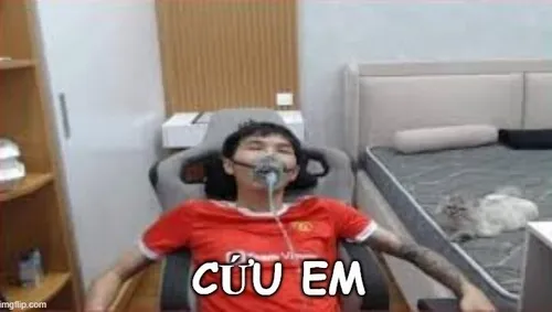 Meme chế thở oxy dùng nhiều trong các tình huống hài hước mệt mỏi