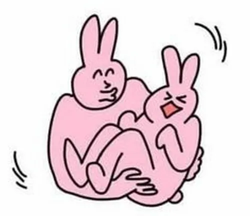 Hình troll thỏ hồng nhìn ngu ngu mà vẫn dễ thương