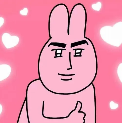 Ảnh chế thỏ hồng giơ tay “bye” nhẹ kiểu bất cần đời