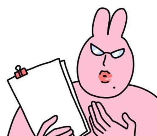 Ảnh chế thỏ hồng biểu cảm lạnh lùng đầy khí chất điềm tĩnh