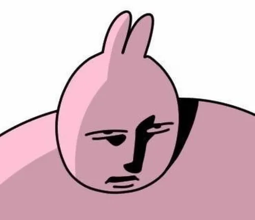 Ảnh chế thỏ hồng giơ tay xin lỗi, mặt hối hận rất thật