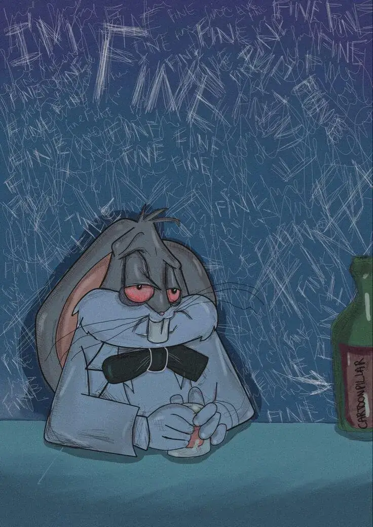 Meme chế thất tình với nụ cười gượng gạo.