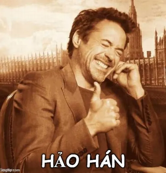 Ảnh hài huynh đệ giang hồ cùng uống rượu luận đạo