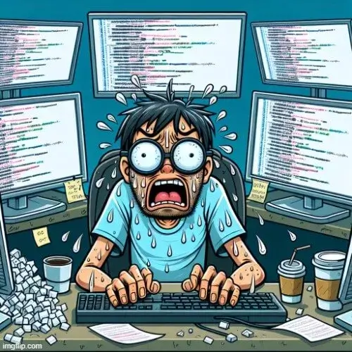 Ảnh meme thót tim thể hiện biểu cảm đơ cứng, miệng khựng giữa hai chữ “A…”