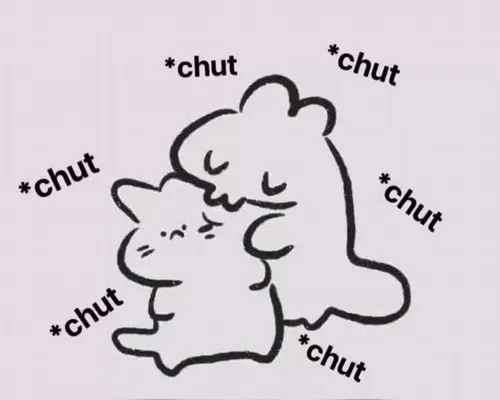 Meme hôn má lan tỏa cảm xúc yêu thương dễ thương.