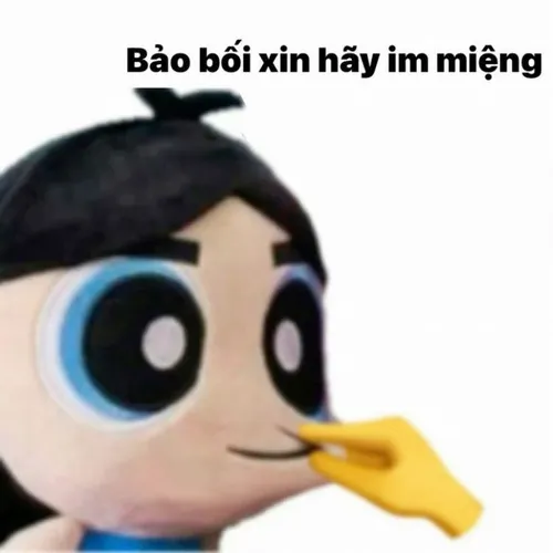 Meme bảo bối xin hãy im lặng
