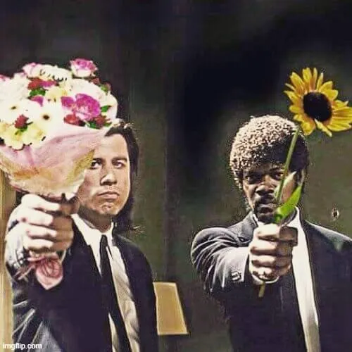 Ảnh vui bó hoa pastel nhẹ nhàng gói theo phong cách Hàn