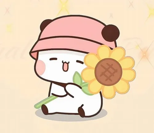 Meme chế quà tặng hoa với thông điệp yêu thương