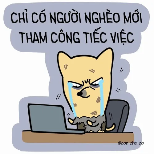 Meme hài nhân viên bàn giấy bị sếp gọi bất ngờ