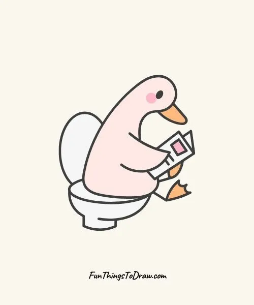 Hình chế vịt khóc bựa mà dễ thương.