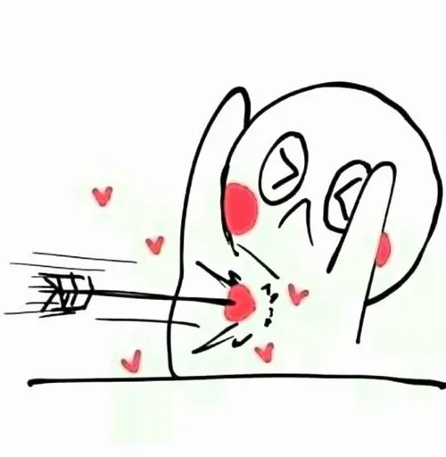 Meme biểu cảm tình yêu pha chút ghen nhẹ đáng yêu