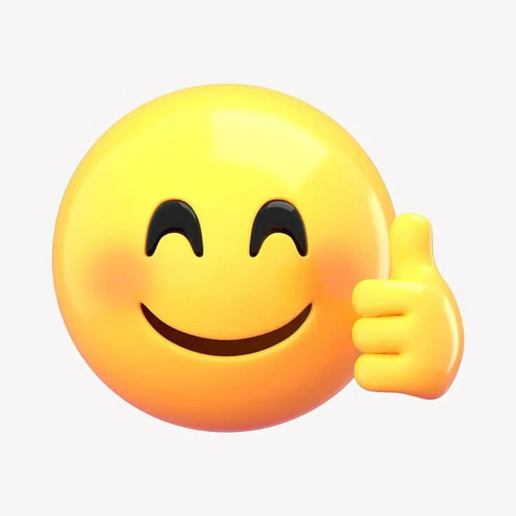 Emoji like má hồng ngọt ngào xinh xắn
