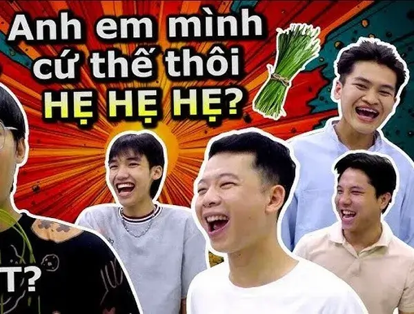 32 Hẹ Hẹ Hẹ Meme hài hước với tiếng cười sảng khoái đặc trưng của Tú Sena
