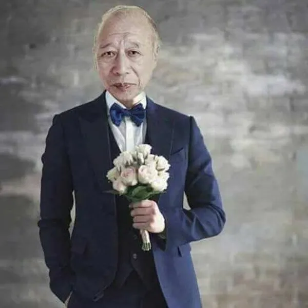 Hình troll ông Tokuda mặc vest lịch lãm