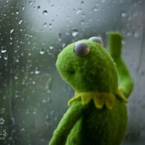 Hình meme buồn trong tiếng thở dài không lời.