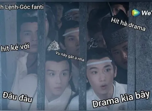 Meme chế biểu cảm cười châm chọc giữa scandal