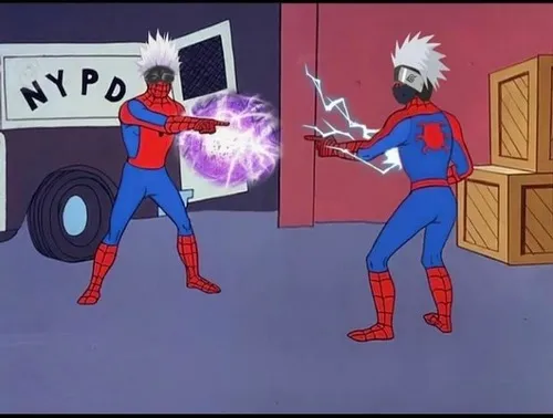 Meme người nhện chỉ tay: đỉnh cao meme tập thể