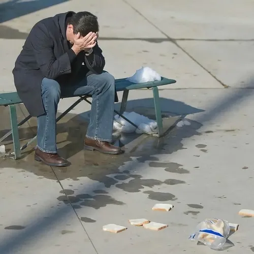 Hình meme tuyệt vọng phản chiếu áp lực đời sống