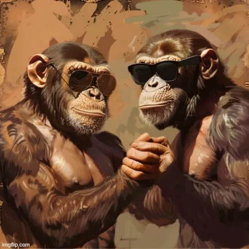 49 Ảnh troll cảnh bắt tay bạn bè vui vẻ