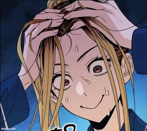 Hình troll ngại ngùng mô tả ánh mắt né tránh trong buổi trò chuyện