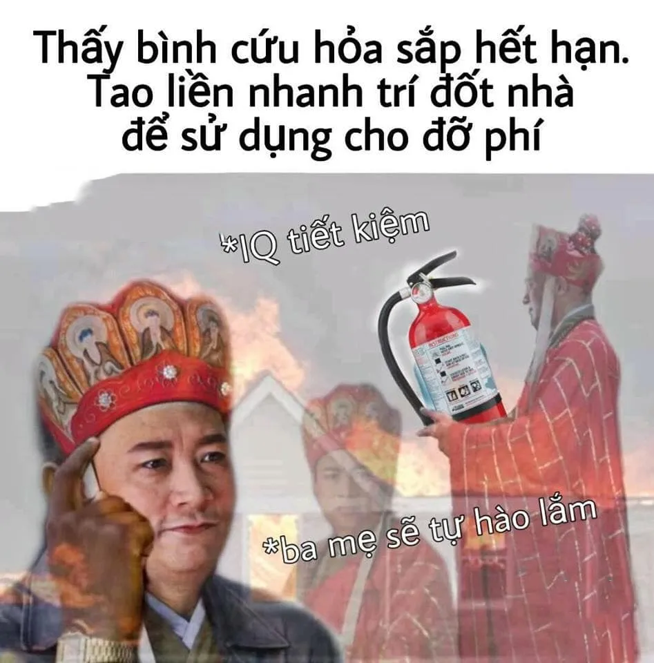 Hình chế meme vui phóng đại khuôn mặt troll