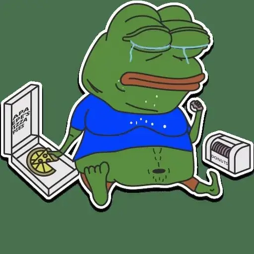 Meme ếch xanh buồn rớt nước mắt