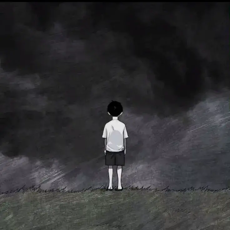 Ảnh chàng trai cô đơn buồn bã đứng một mình