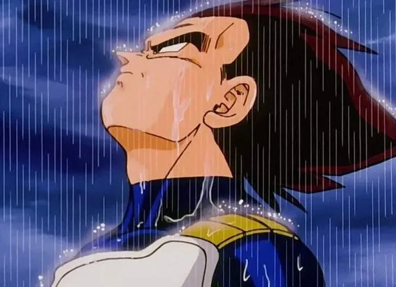 Meme buồn kể lại chuyện người cũ trong đêm mưa.