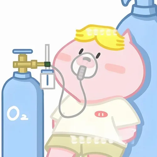 Meme bình oxy: biểu cảm kiệt sức pha chút tự trào hài hước