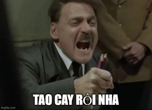 Meme hài phản ánh tâm trạng cay cú hài hước