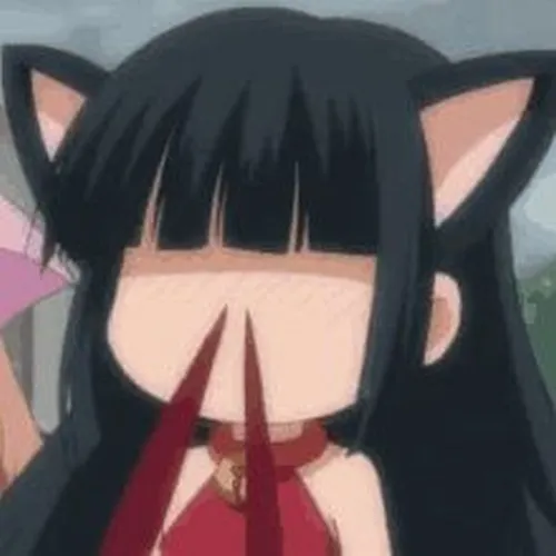 Ảnh vui chảy máu cam mô phỏng phản ứng fanboy cuồng.