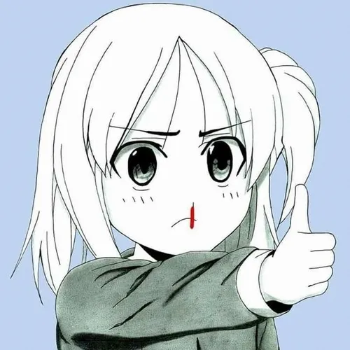 Meme anime chảy máu cam khi thấy bikini trên biển.