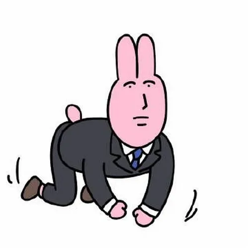 Ảnh vui thỏ hồng đổ mồ hôi, mặt căng thẳng trước deadline