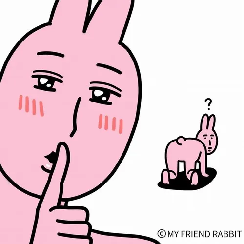 Ảnh troll thỏ hồng nằm xoài trên bàn, caption “không làm nữa”