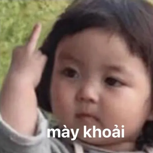 Meme chửi bậy cực vui thể hiện cơn tức như thật nhưng vẫn hài.