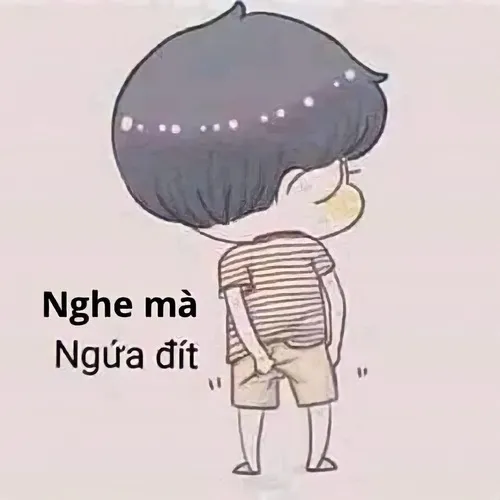 Ảnh troll chửi tục pha lẫn dỗi nhẹ đúng chất Gen Z.