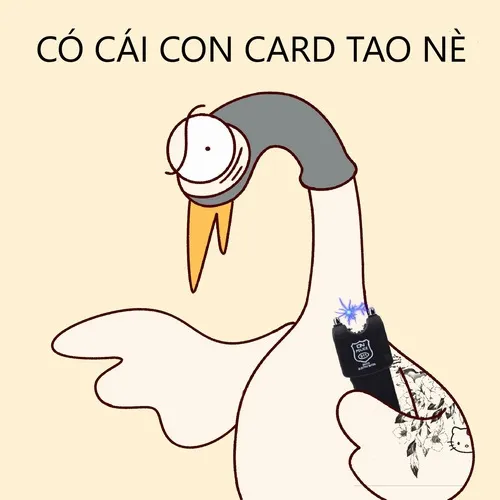 Meme cái con cak thể hiện cách từ chối hài tục nhẹ.