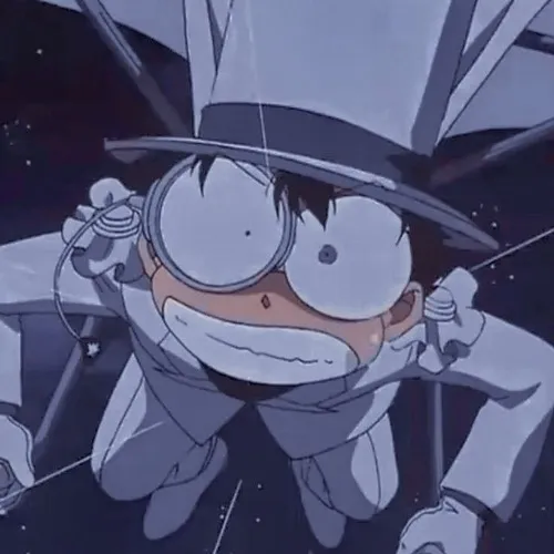 Ảnh chế Conan hơi đỏ mặt khi Ran nắm tay bất ngờ