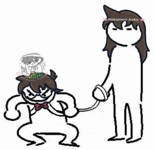 Meme Conan nhìn thẳng camera với ánh mắt nghiêm nghị