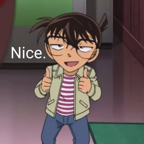 Ảnh chế Conan rụt cổ ngại khi Ran hỏi chuyện tình