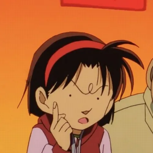 Ảnh chế Conan lén nhìn Ran với khuôn mặt đỏ nhẹ