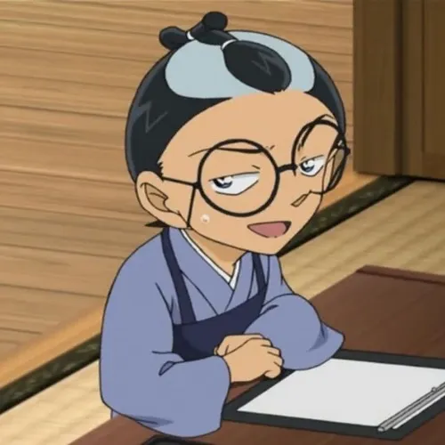 Ảnh vui Conan nắm tay Ran chạy khỏi hiện trường nguy hiểm