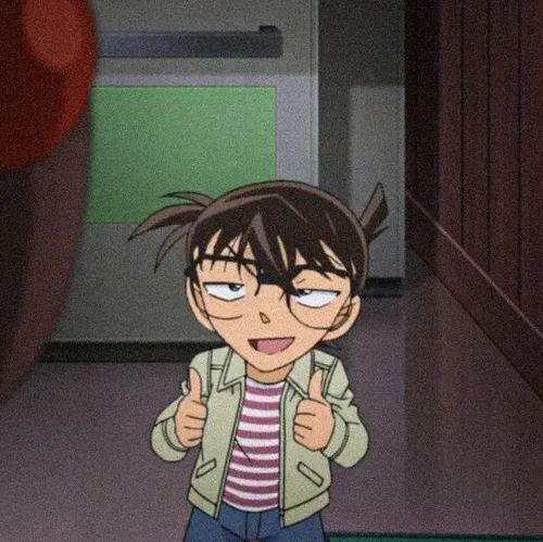 Meme Conan giơ điện thoại gọi cho tiến sĩ Agasa