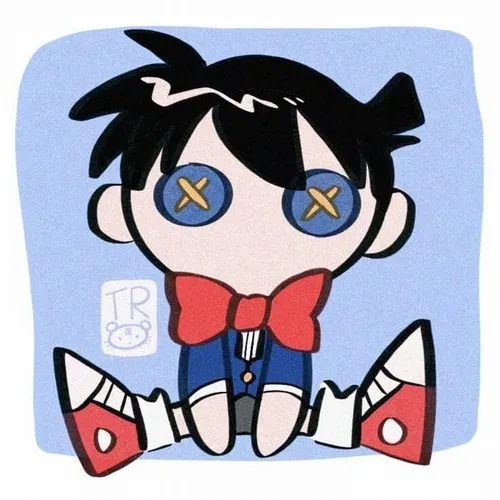 Meme hài Conan cười đểu khi bắt gặp cảnh đáng nghi