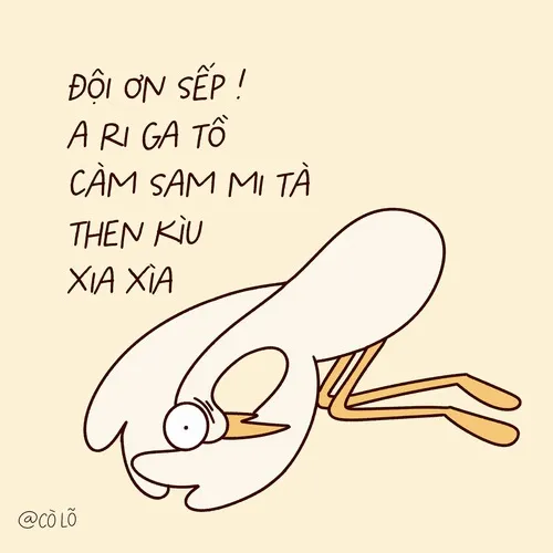 Hình chế vui cảnh sếp nói “làm nhanh thôi” từ sáng tới tối